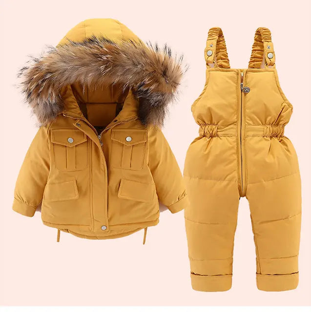 Traje de nieve para niños de 1 a 4 años. Chaqueta y buzo