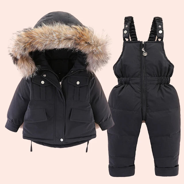 Traje de nieve para niños de 1 a 4 años. Chaqueta y buzo