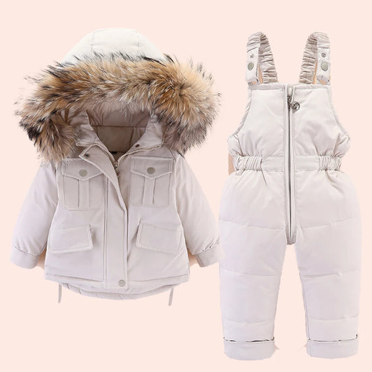 Traje de nieve para niños de 1 a 4 años. Chaqueta y buzo