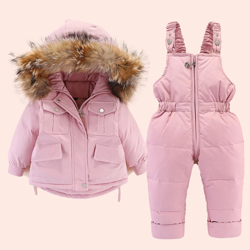 Traje de nieve para niños de 1 a 4 años. Chaqueta y buzo