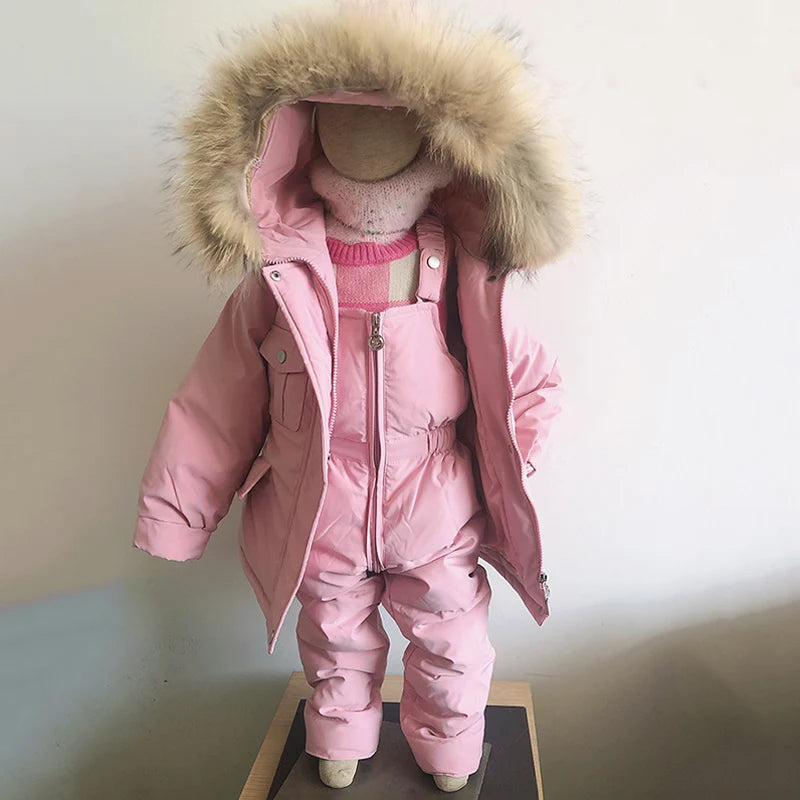 Traje de nieve para niños de 1 a 4 años. Chaqueta y buzo