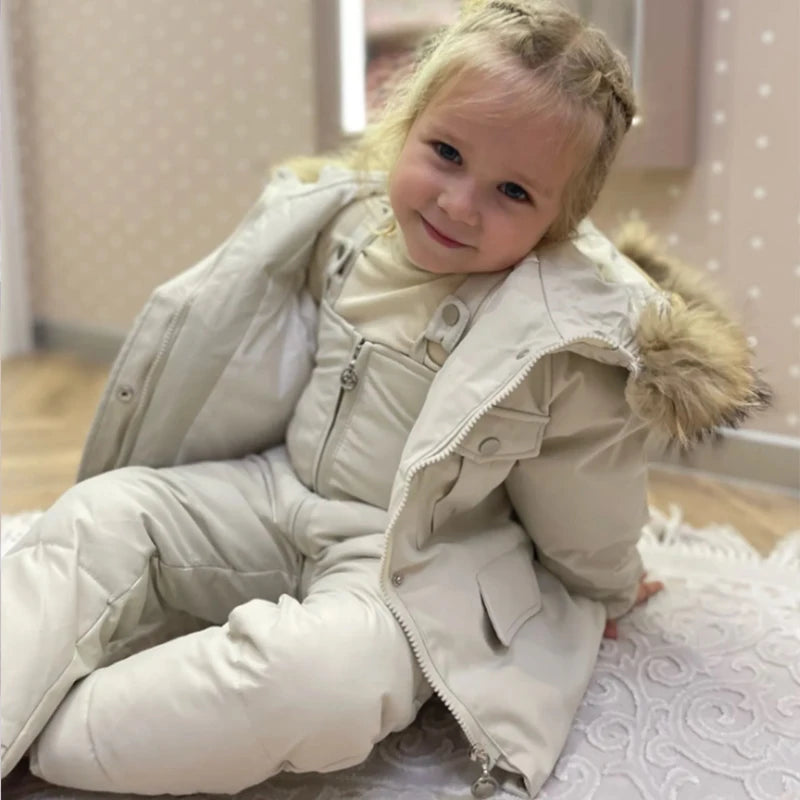 Traje de nieve para niños de 1 a 4 años. Chaqueta y buzo