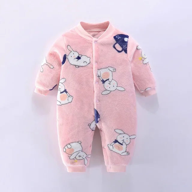 Pijama bebé invierno de terciopelo