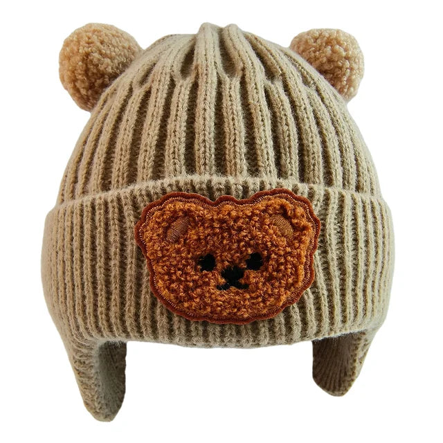 Baby Bear Hat with Earflaps 