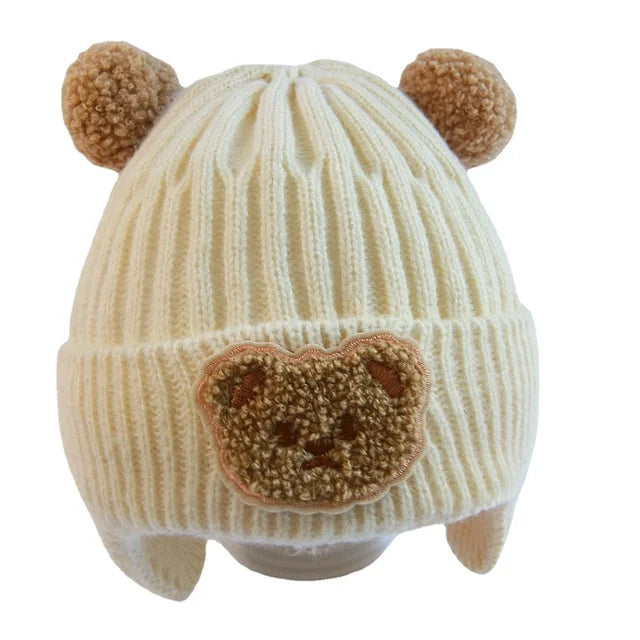 Baby Bear Hat with Earflaps 