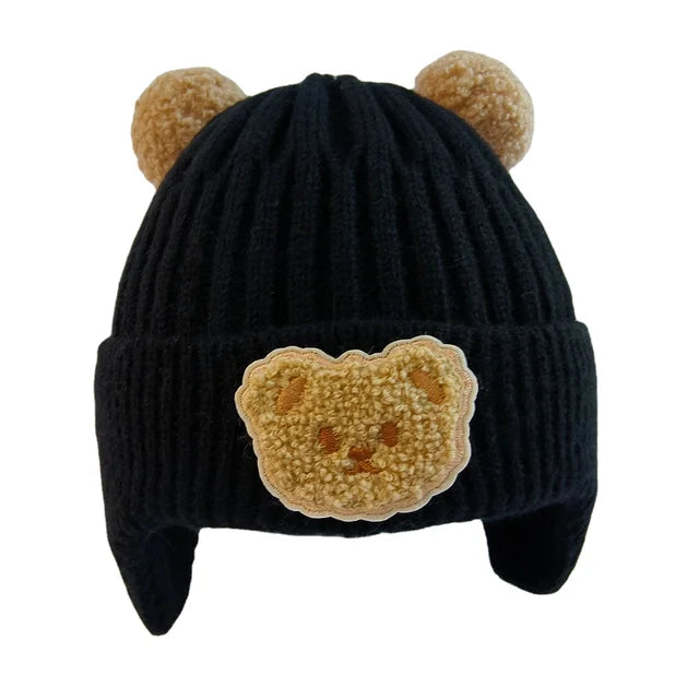 Baby Bear Hat with Earflaps 