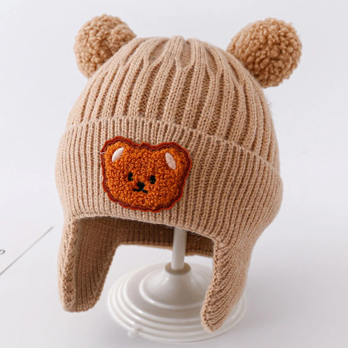 Baby Bear Hat with Earflaps 