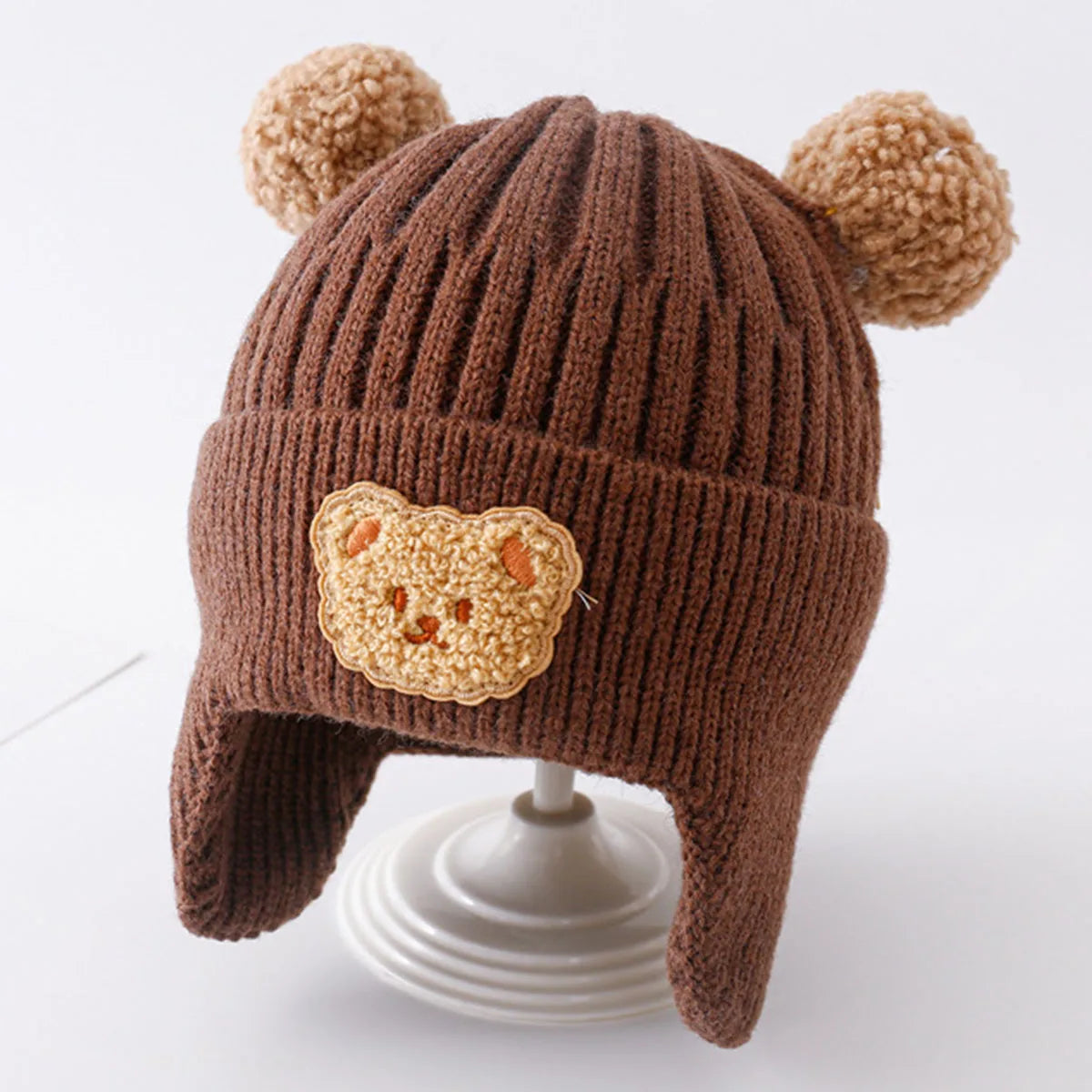 Baby Bear Hat with Earflaps 