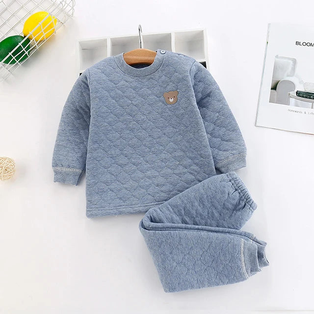 Pijama Térmico de Invierno para Niños y Bebés