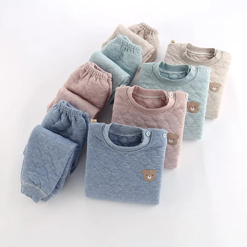 Pijama Térmico de Invierno para Niños y Bebés